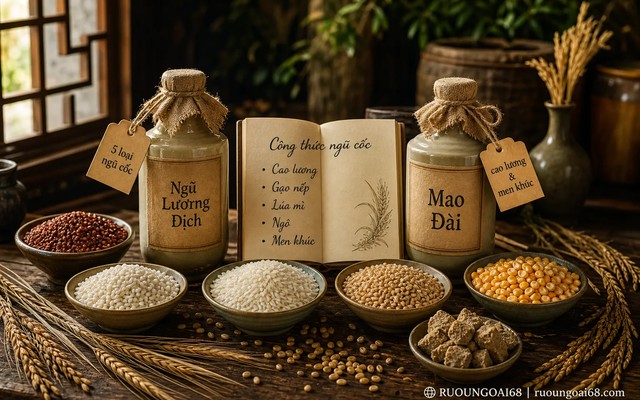 Lịch sử và quy trình sản xuất rượu Moutai